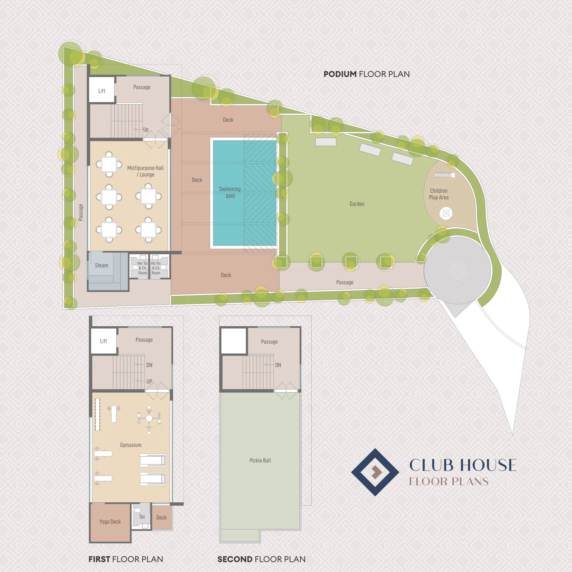 Club House Floor Plans