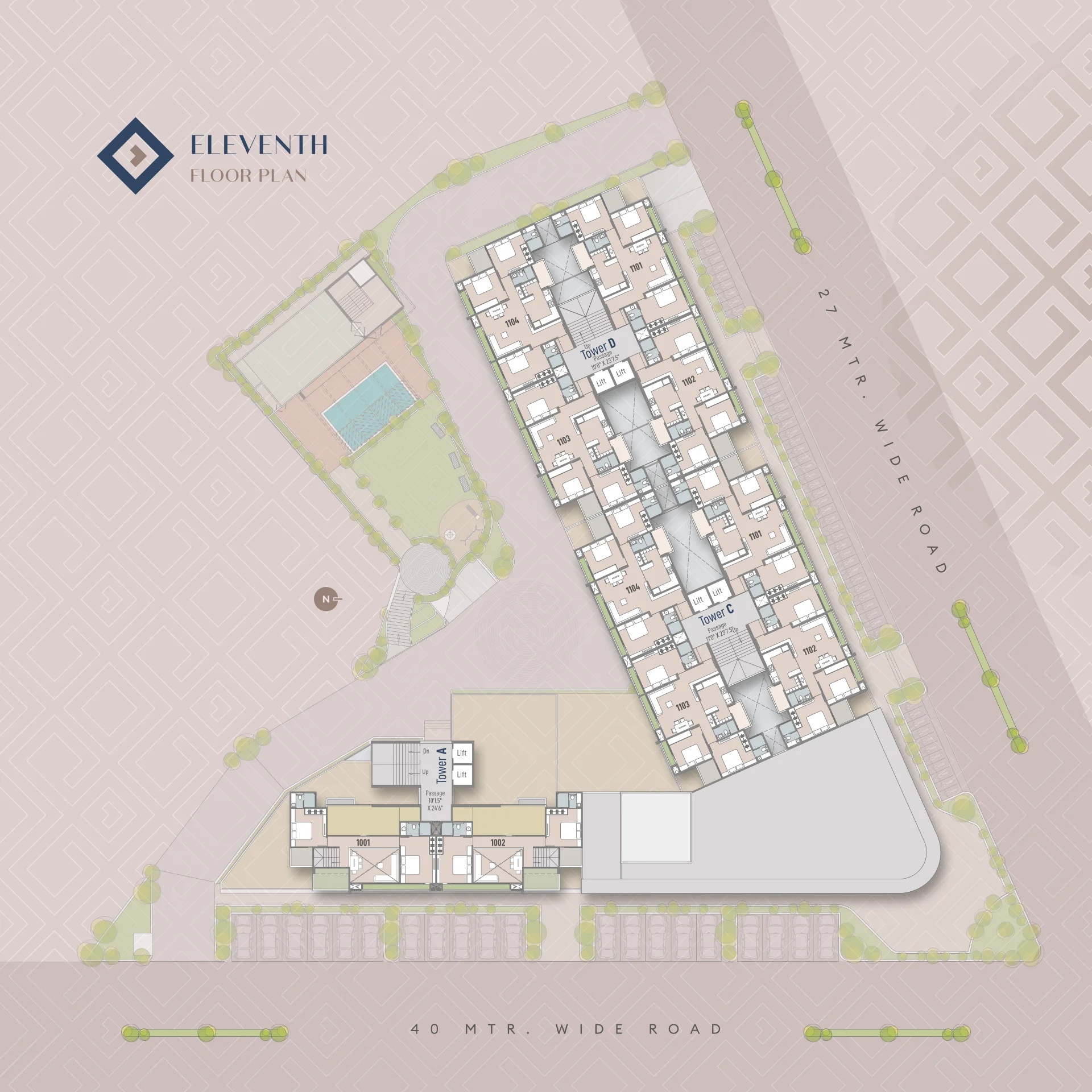 Eleventh Floor Plan