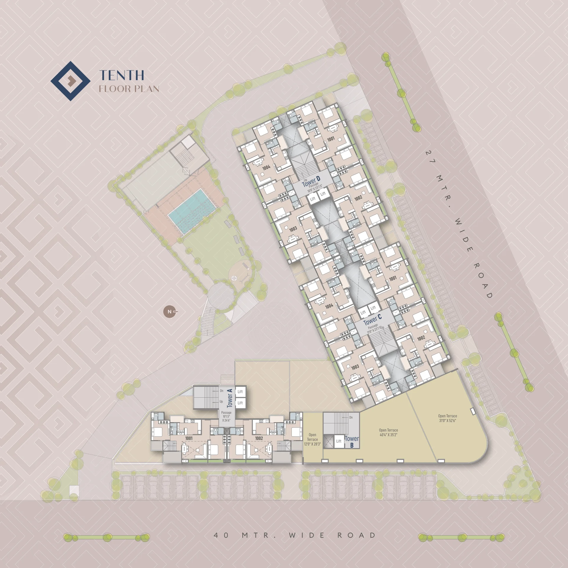Tenth Floor Plan