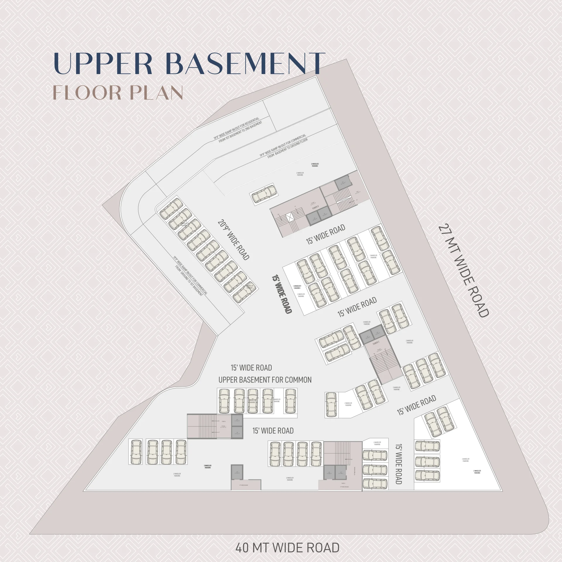 Upper Basement Floor Plan