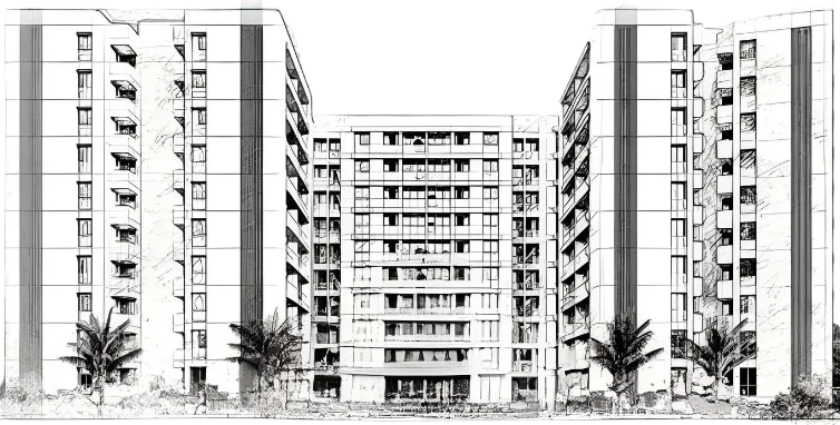 3BHK Shimmery Living 